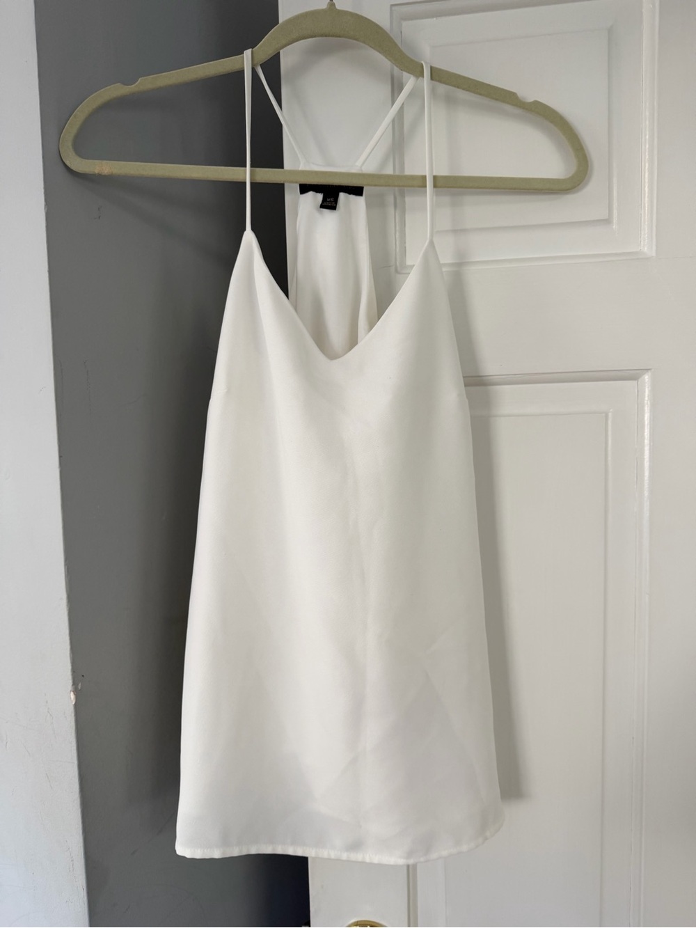 TWO Banana Republic White Spaghetti-Strap